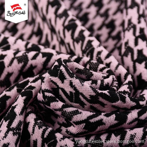 Hard-wearing Polyester Printed Jacquard Fabric
